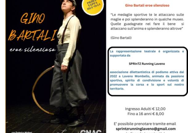 SPRInTZ Rassegna Teatro & Sport GINO BARTALI-EROE SILENZIOSO