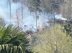 Incendio boschivo al Montallegro, Induno Olona
