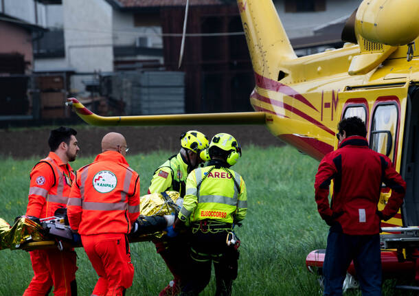 elisoccorso incidente cairate