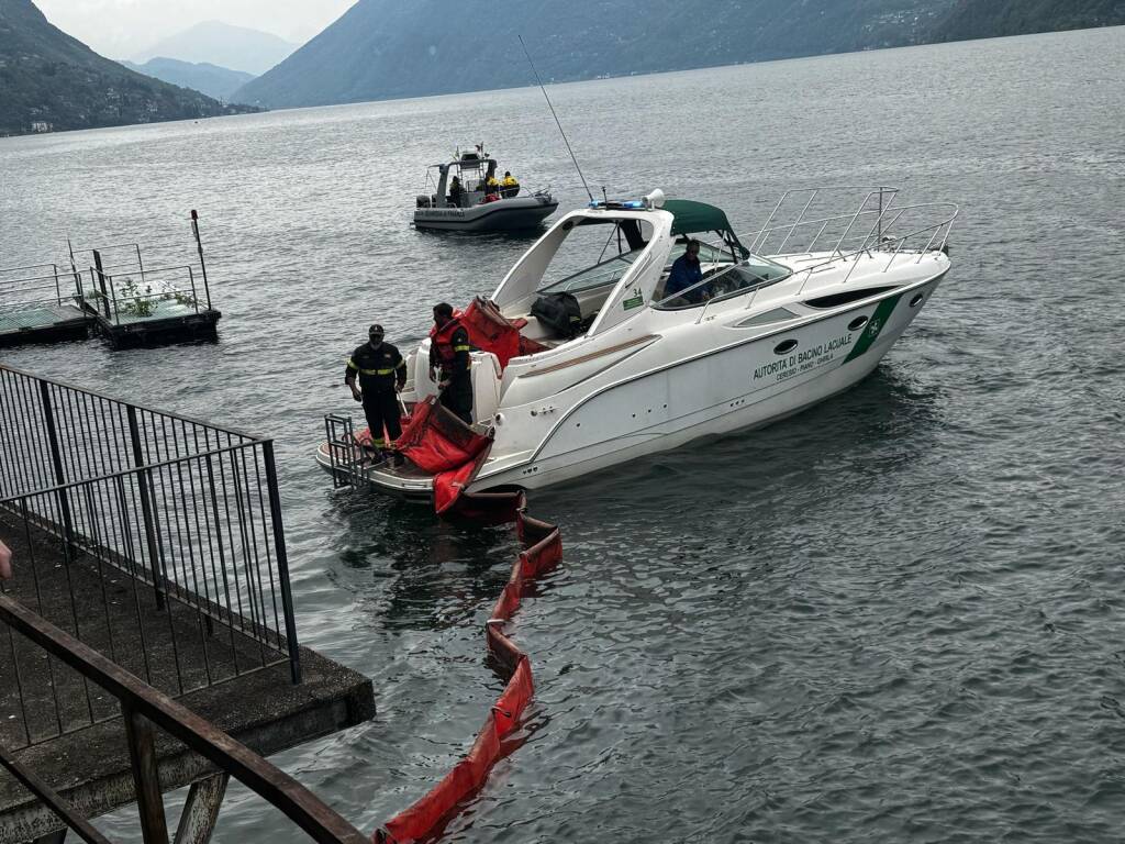 Emergenza gasolio nel Ceresio: contenuta la perdita grazie a un intervento congiunto