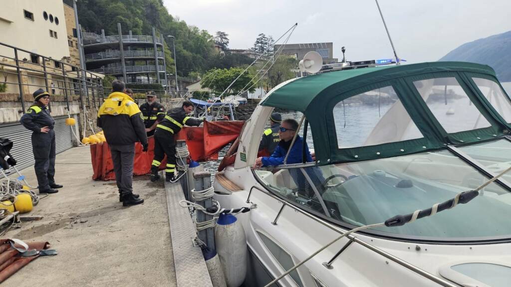 Emergenza gasolio nel Ceresio: contenuta la perdita grazie a un intervento congiunto