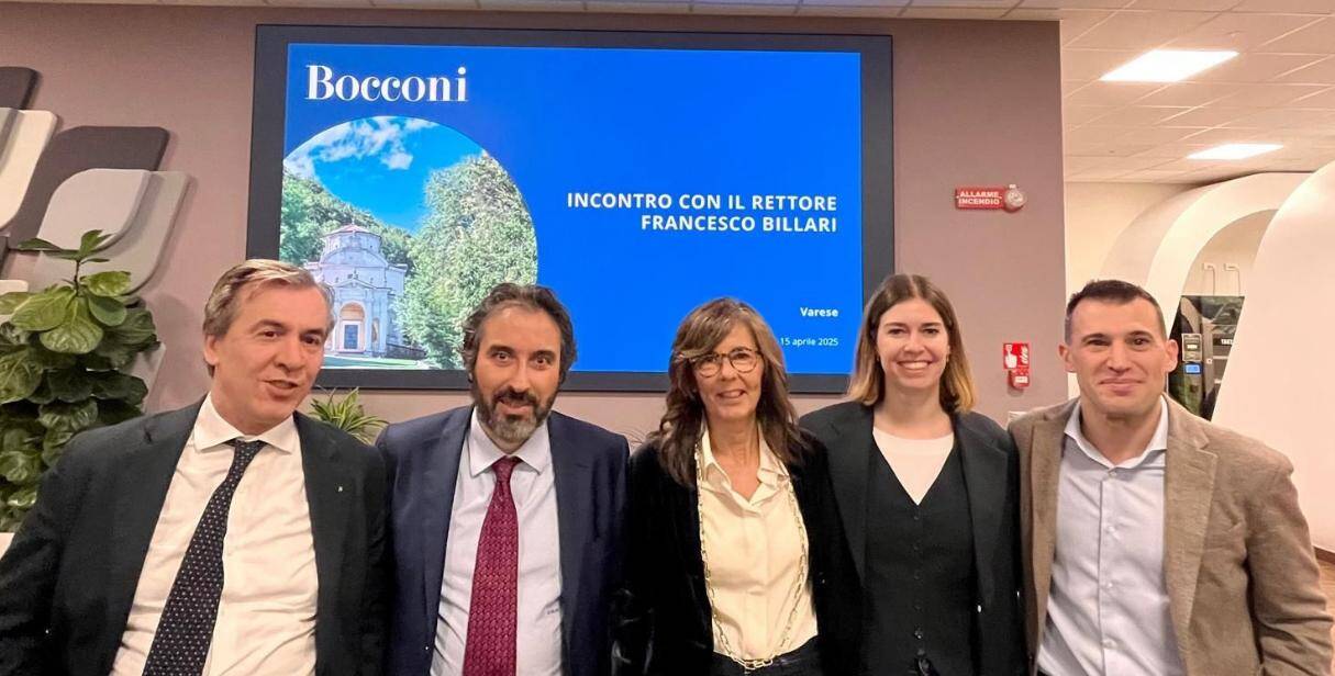 Il rettore della Bocconi a Varese