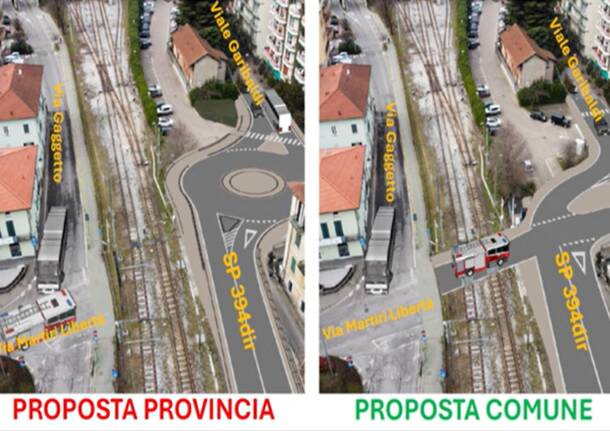 progetto sottopasso Laveno