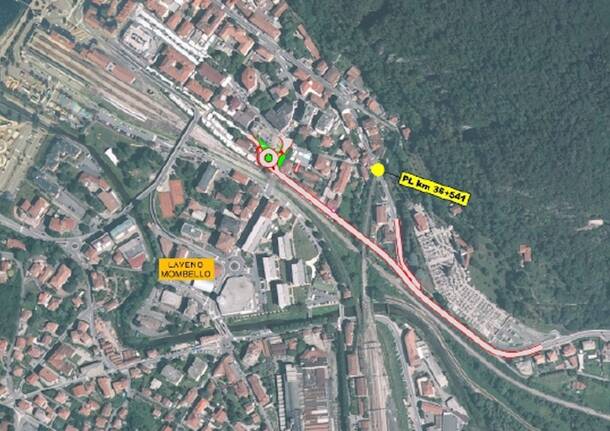 progetto sottopasso Laveno