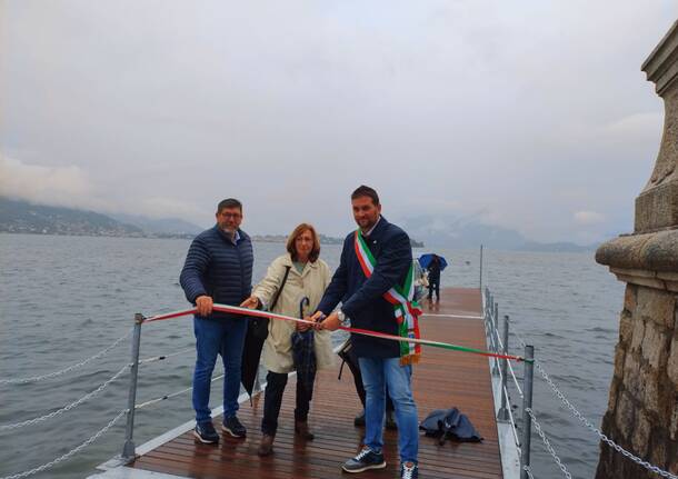 Un nuovo pontile d'attracco sul lungolago di Baveno