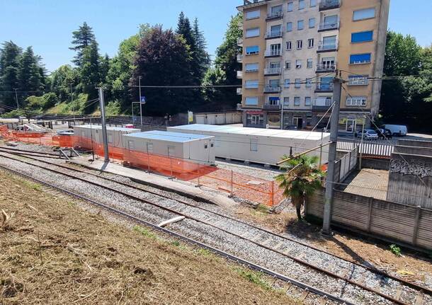 Lavori raddoppio ferroviario Gemonio - Cittiglio