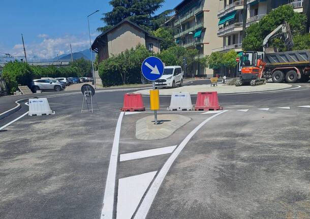 Il nuovo sottopasso di Laveno