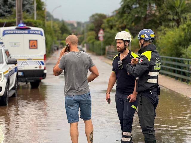 Nubifragio a Porto Ceresio