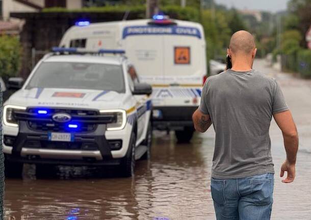 Nubifragio a Porto Ceresio