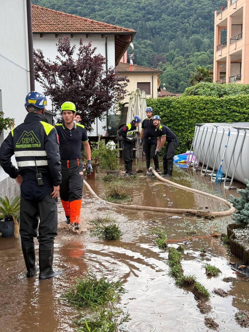 Nubifragio a Porto Ceresio