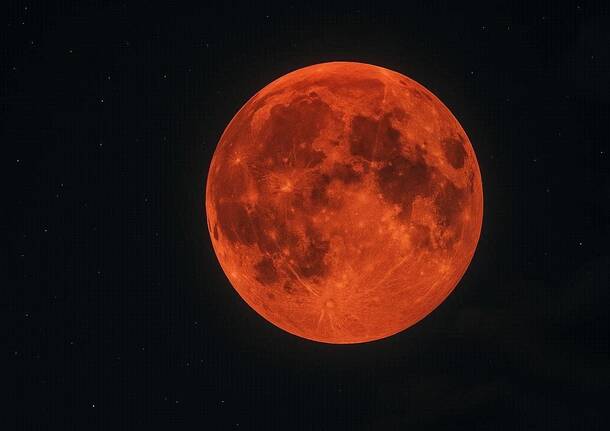 LUNA PIENA DEL MAIS DALLA VETTA DEL MONTE CHIUSARELLA