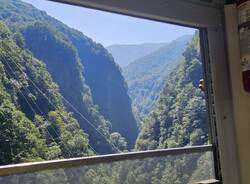 Monteviasco, il giorno della ripartenza della funivia