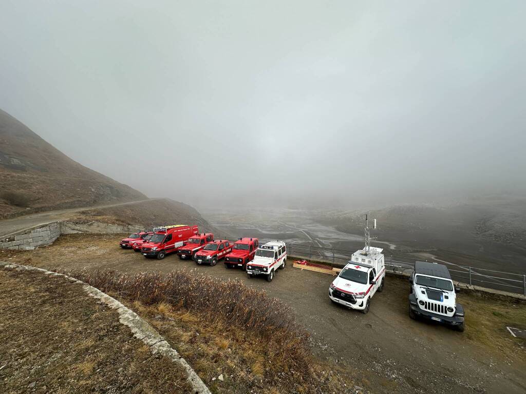 Esercitazione alla diga di Toggia: simulato il recupero di un lavoratore ferito in ambiente confinato