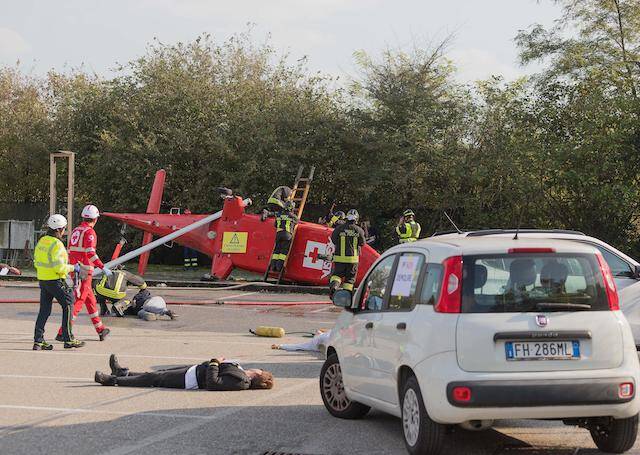 Maxi esercitazione a Vergiate