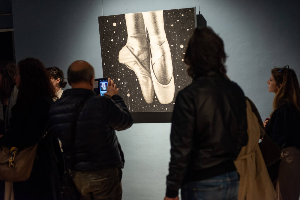Omaggio a Troubetzkoy, inaugurata la mostra di Omar Galliani a Verbania