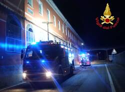 Germignaga - Incendio ex setificio Stheli