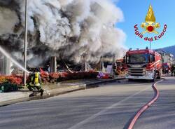 incendio Laveno Mombello 29 novembre