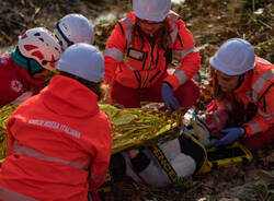 Mesenzana esercitazione croce rossa protezione civile