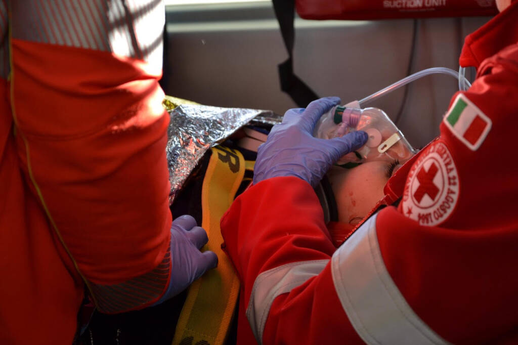 Mesenzana esercitazione croce rossa protezione civile