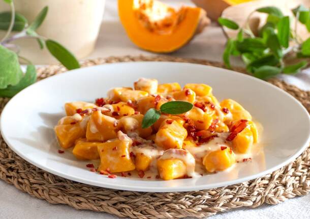 pasta con la zucca