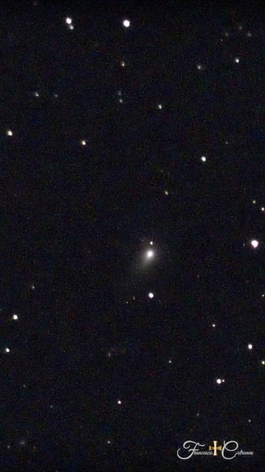 Cometa interstellare 3I Atlasi nelle foto del lettore Francesco Cotroneo