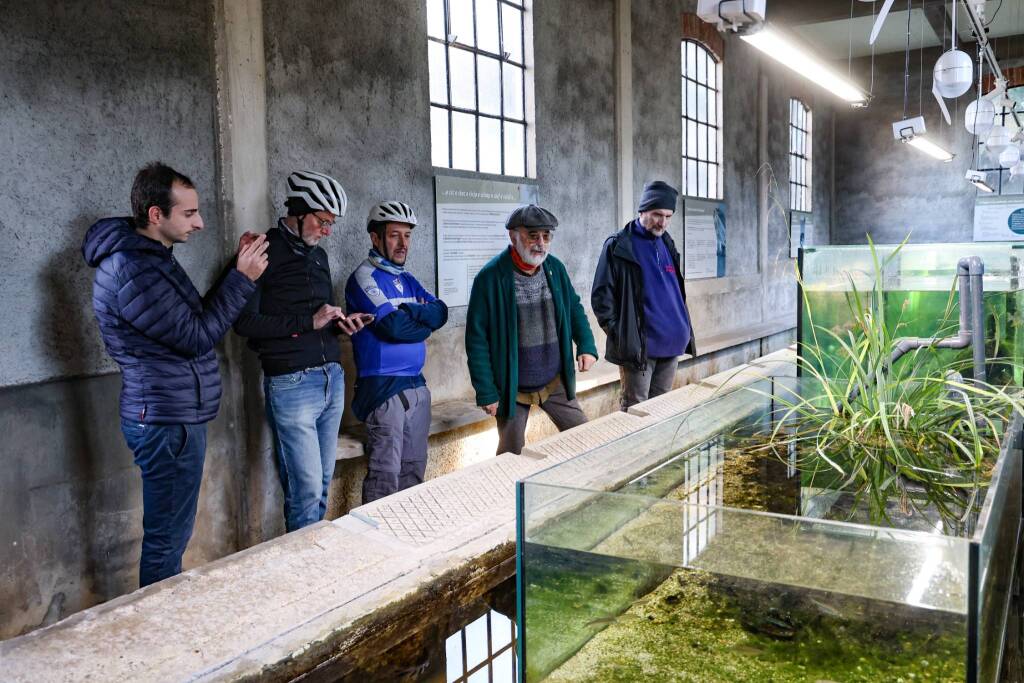 I giornalisti del mondo turistico e cicloturistico in visita alla zona dei laghi
