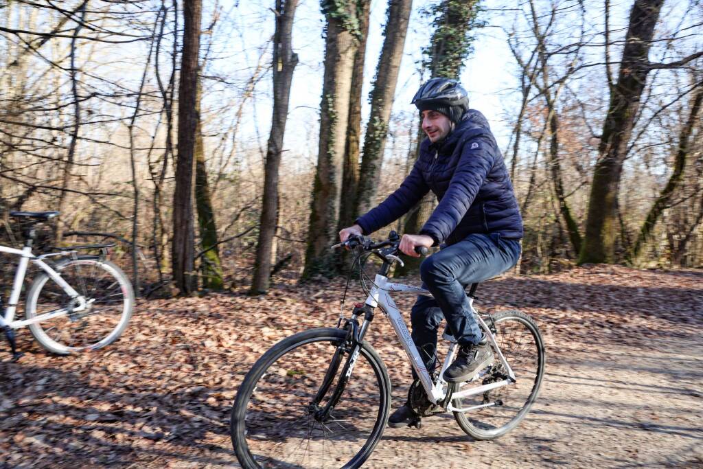 I giornalisti del mondo turistico e cicloturistico in visita alla zona dei laghi