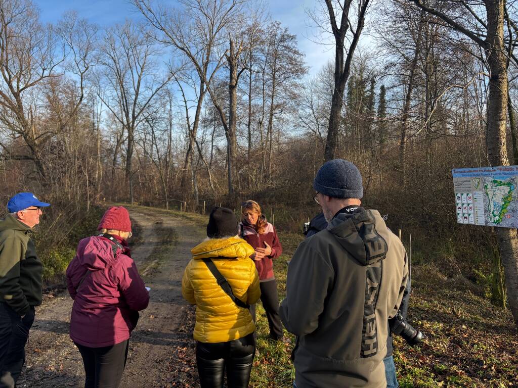 I giornalisti del mondo turistico e cicloturistico in visita alla zona dei laghi