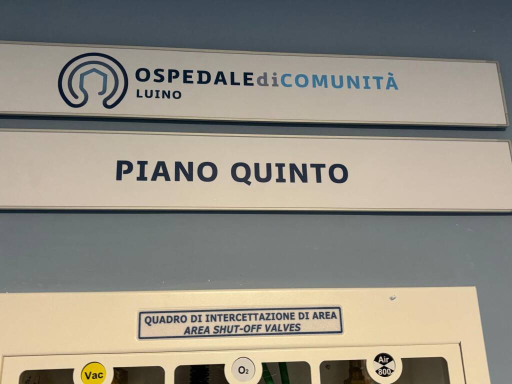 Nuovo ospedale di comunità a Luino