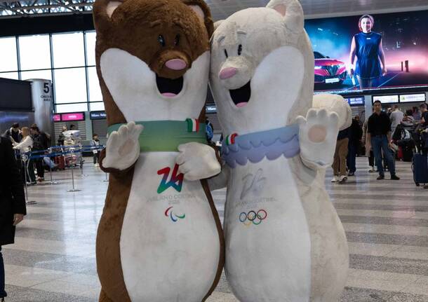 Tina e Milo Olimpiadi a Milano Malpensa