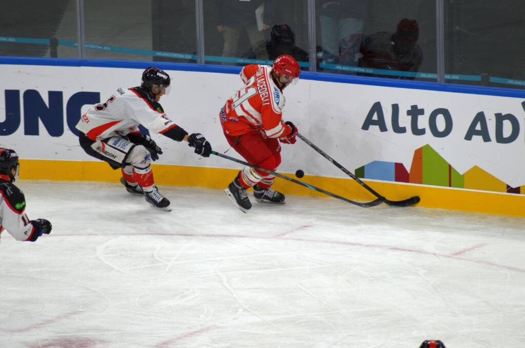 Le finali di Serie A e di Coppa Italia di hockey su ghiaccio