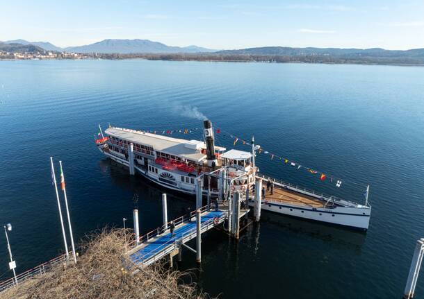 Conferenza stampa Navigazione Laghi - Piroscafo piemonte 