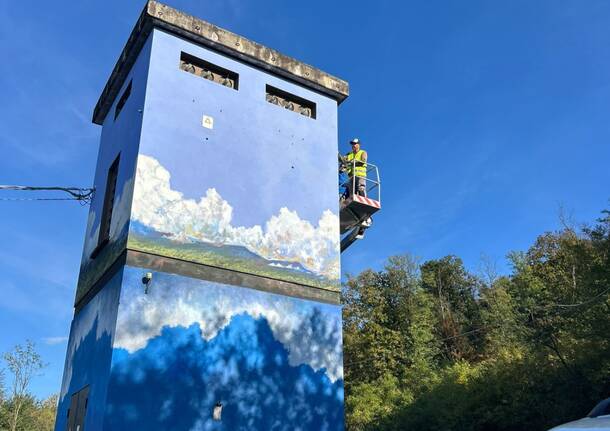 cabina elettrica dipinta corgeno