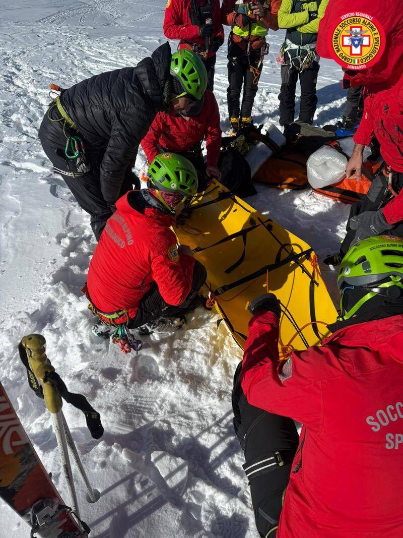 Esercitazione del soccorso alpino a Dumenza
