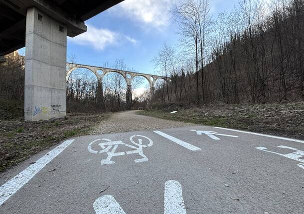 ciclopedonale valle del lanza malnate ponte di ferro