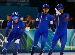 pattinaggio velocità medaglia d'oro team maschile