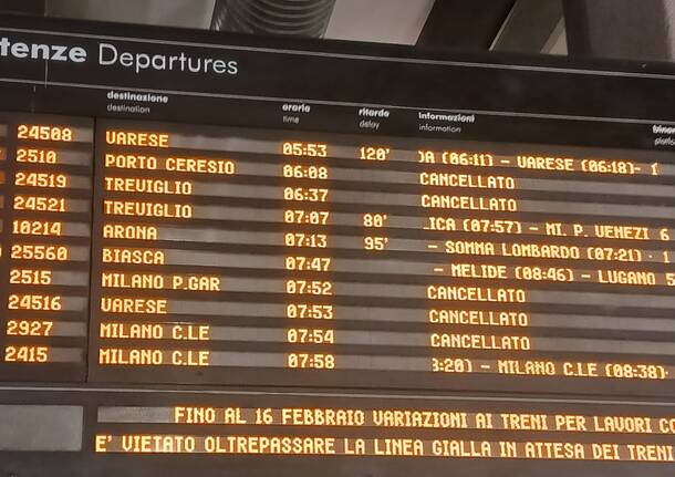 sciopero trenord