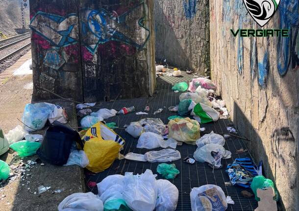 spazzatura binari vergiate