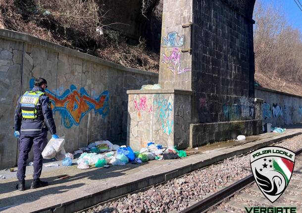 spazzatura binari vergiate