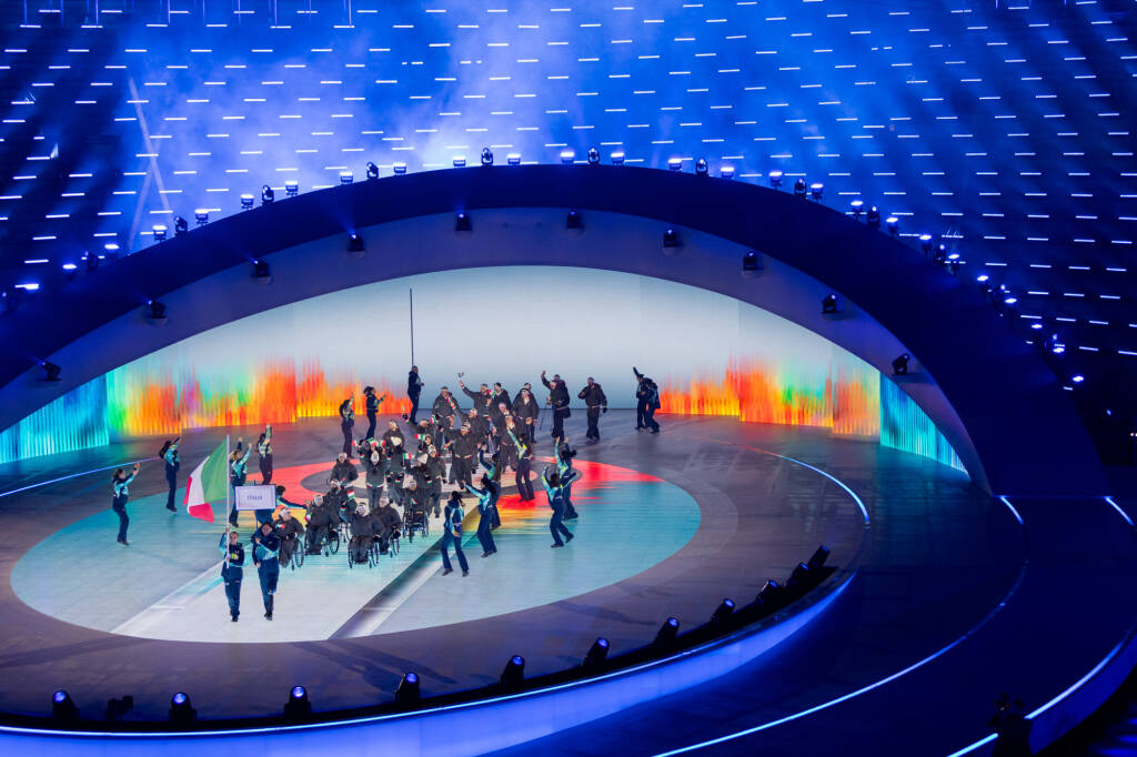 cerimonia inaugurale Paralimpiadi Milano-Cortina