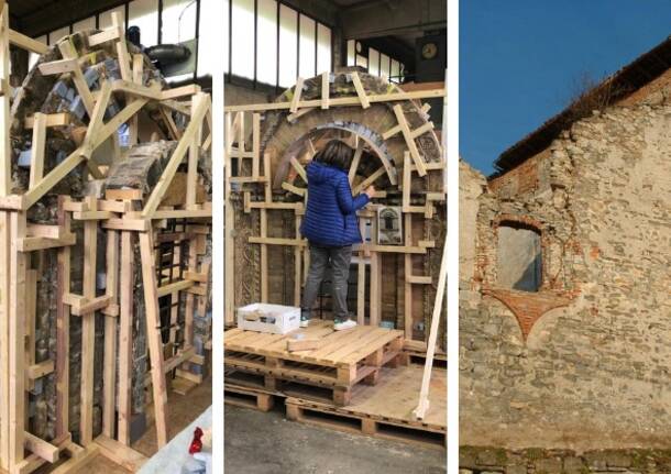 Finestrone Leggiuno restauro 