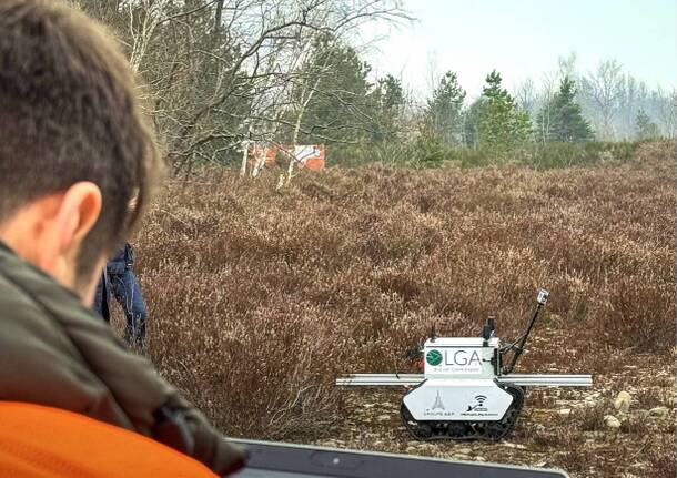 Olga, il robot che mappa l'ambiente intorno a Malpensa