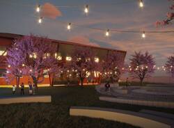 Rendering scuola Scotti di Laveno Mombello 