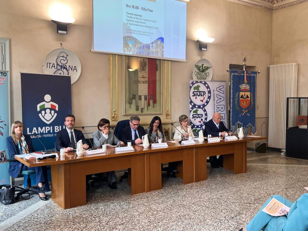 Il presidente della Regione Lombardia Attilio Fontana a Villa Frua in ricordo dei giovani agenti caduti in servizio