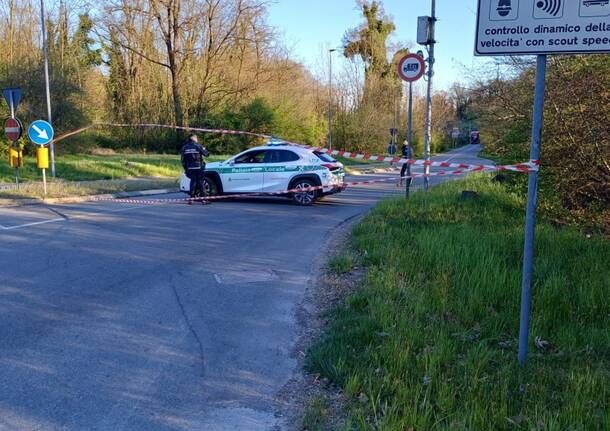 L’incendio in via Campirolo a Vergiate
