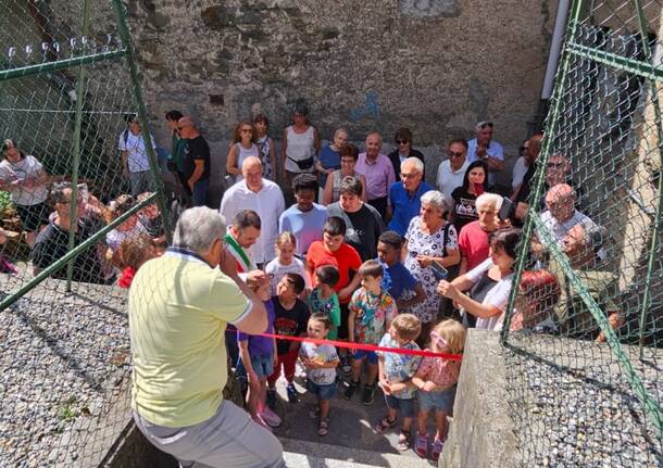 A Graglio inaugurata l\'area bimbi dedicata a Marco Boccoli