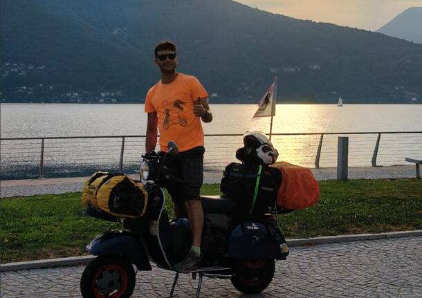 Andrea Lima Ferretti da Maccagno a Caponord 