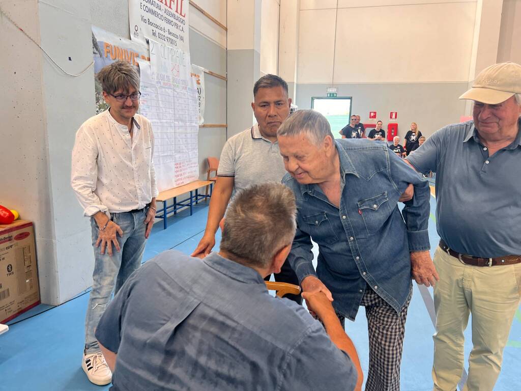 Le Olimpiadi della terza età di Laveno con ospite Renato Pozzetto 