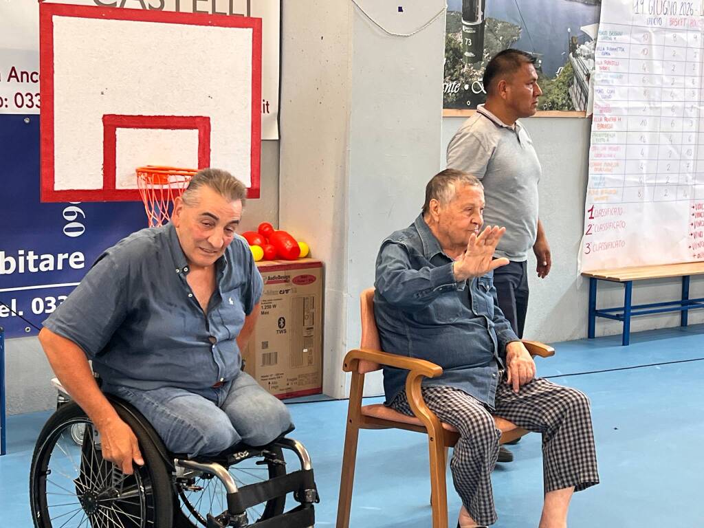 Le Olimpiadi della terza età di Laveno con ospite Renato Pozzetto 
