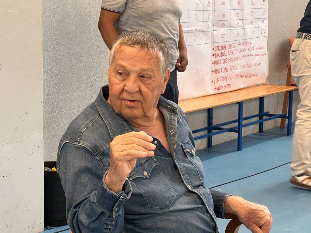 Le Olimpiadi della terza età di Laveno con ospite Renato Pozzetto 